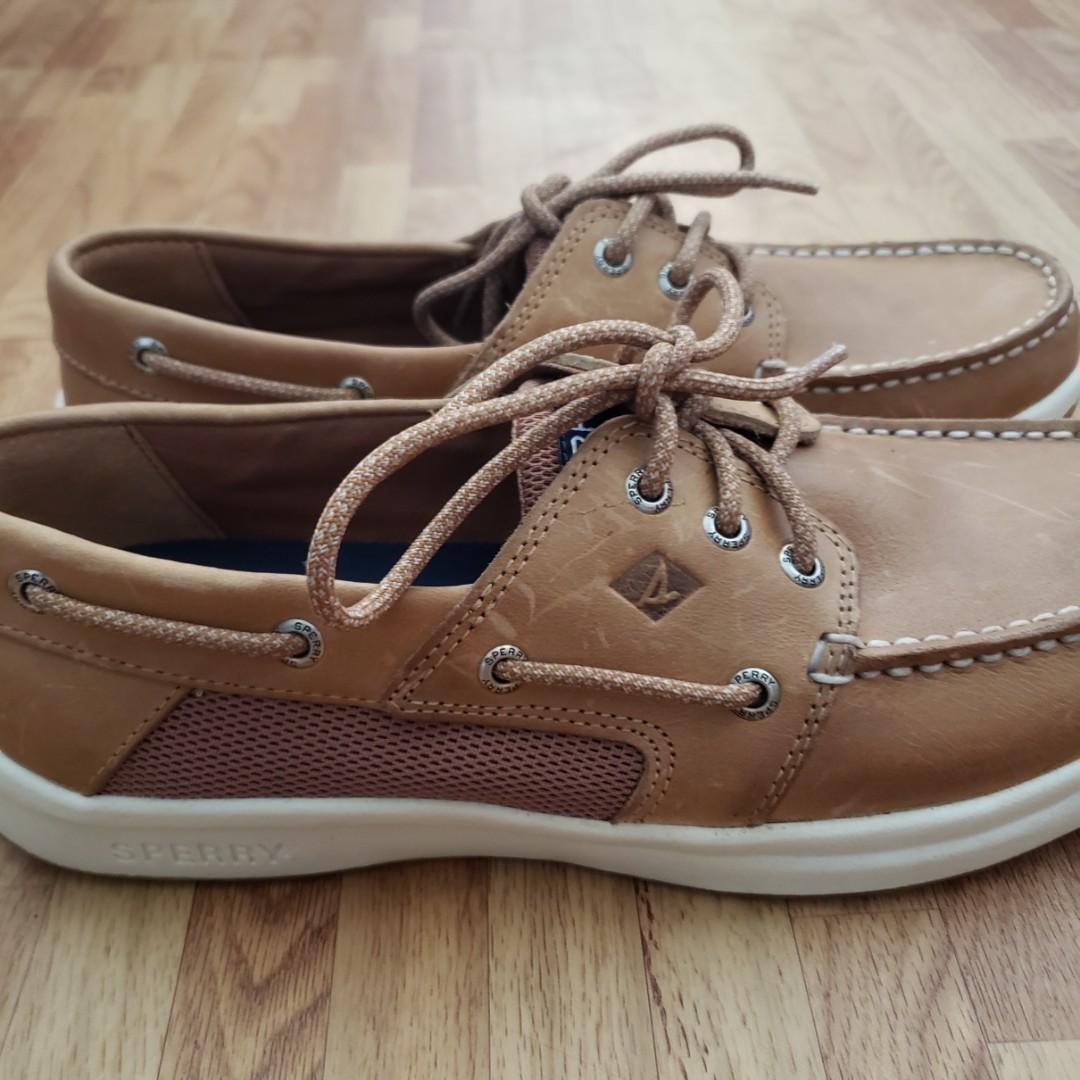 Sperry convoy 3 eye linen hotsell
