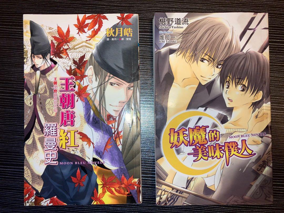 Bl小說中文秋月皓王朝唐紅羅曼史 椹野道流妖魔的美味僕人 書本 文具 小說 故事書 Carousell