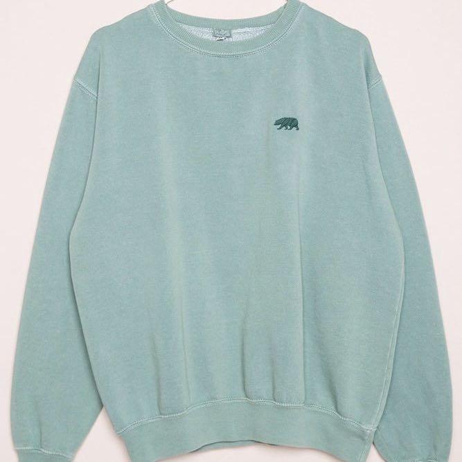 BNWOT FREE NM Brandy Melville Erica Sweatshirt Green Bear Women s Fashion Tops Other Tops on Carousell
