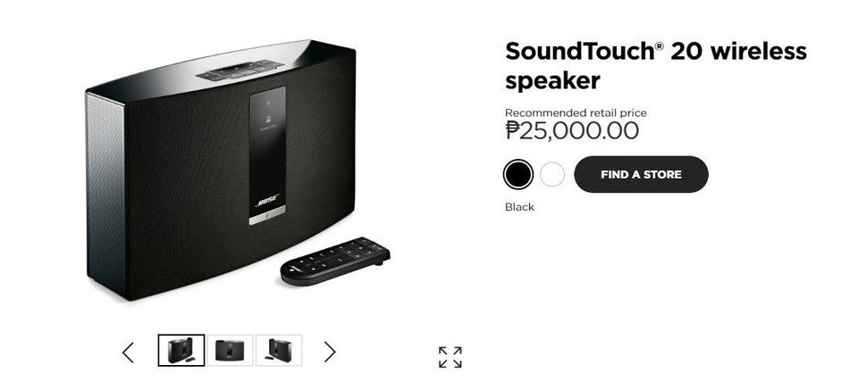 ケーブルリモコンBOSE SOUNDTOUCH 20 Series III