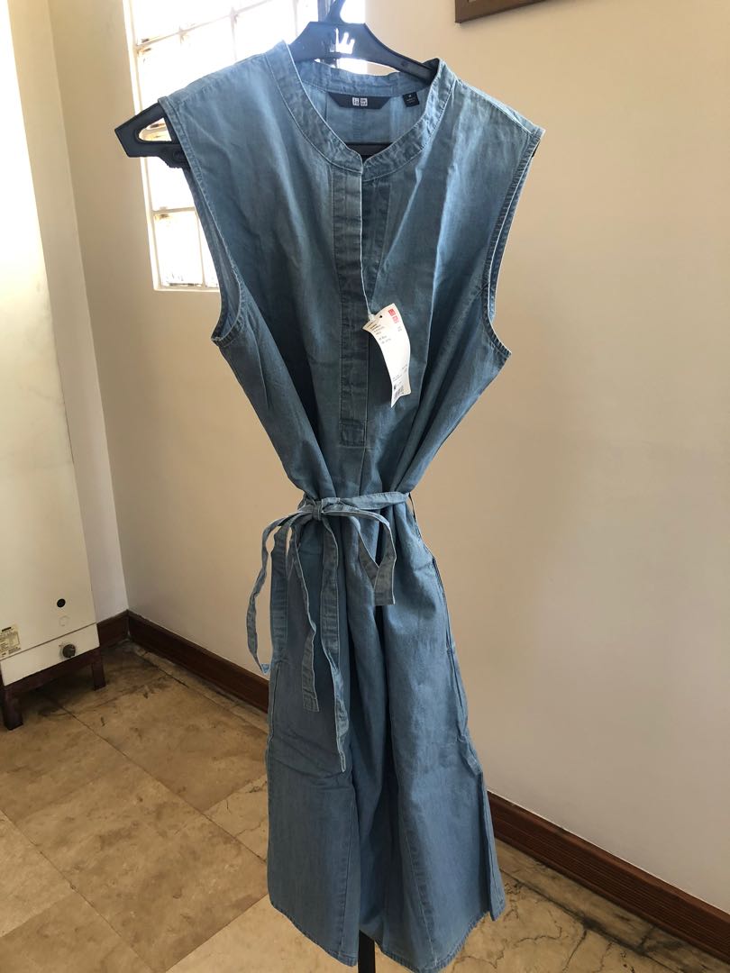 uniqlo denim dress