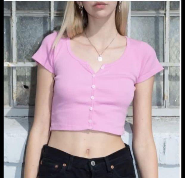pink cute tops