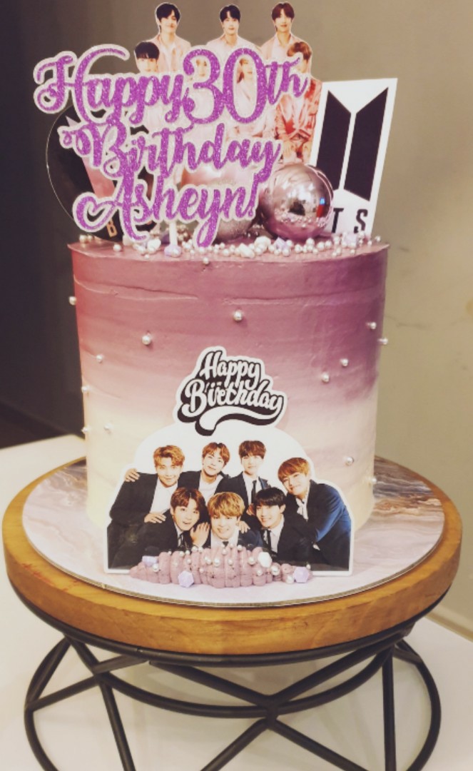BTS Theme Cake - The cake fairy
