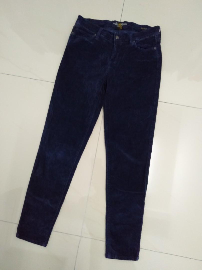 lucky brand sofia skinny corduroy