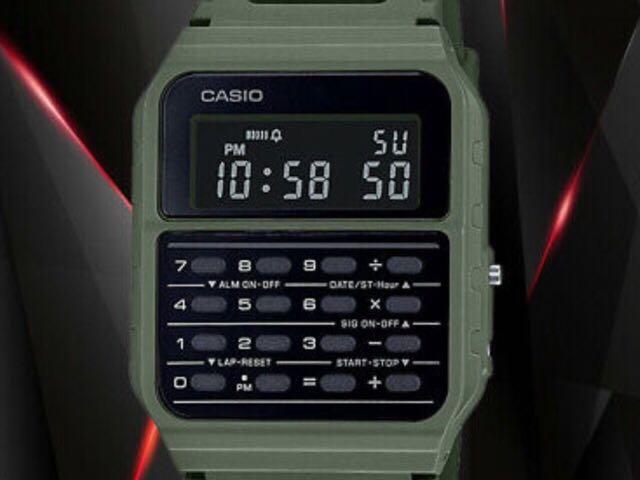 Casio Retro Databank Green Digital Watch CA-53WF-3BDF main image 1