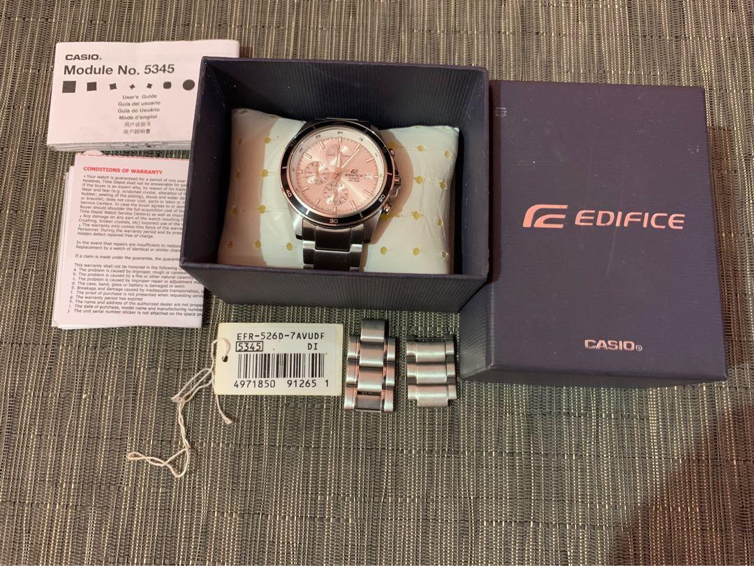 Casio Edifice Chronograph Men s Fashion Watches Accessories