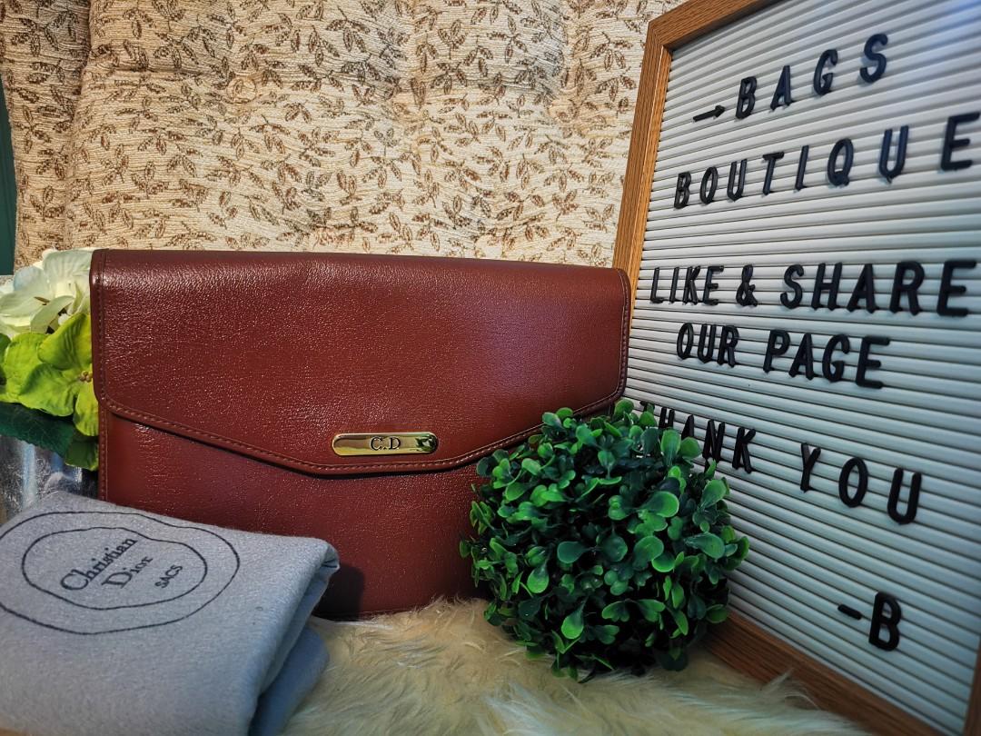 vintage dior envelope clutch