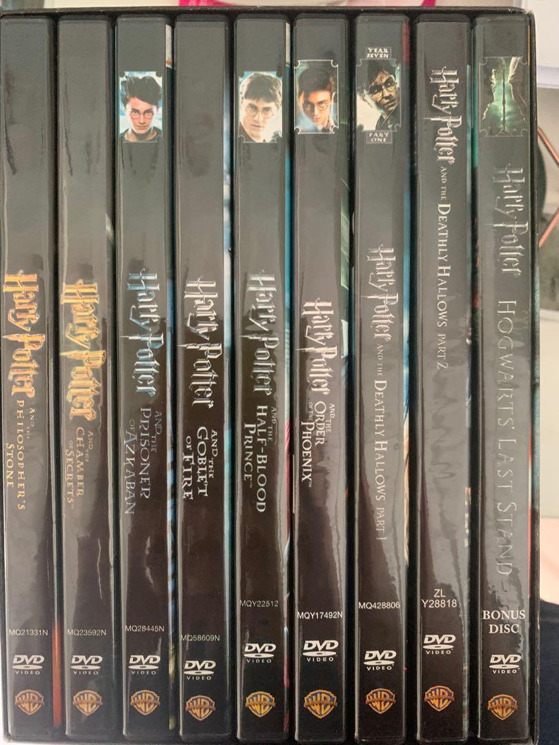 Complete Harry Potter Dvd Set Books Books On Carousell