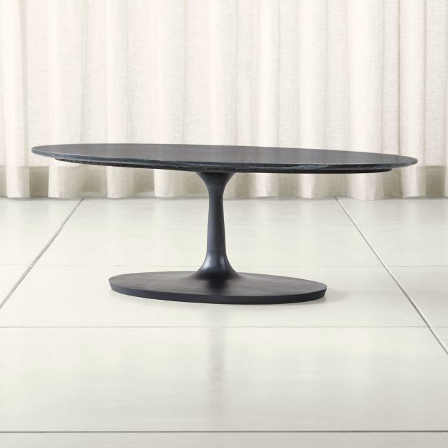 Crate Barrel Marble Coffee Table Nero Furniture Tables Chairs On Carousell