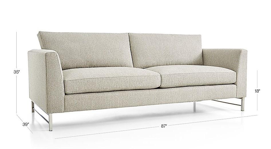 Crate & Barrel Sofa Tyson, Furniture & Home Living, Furniture, Sofas