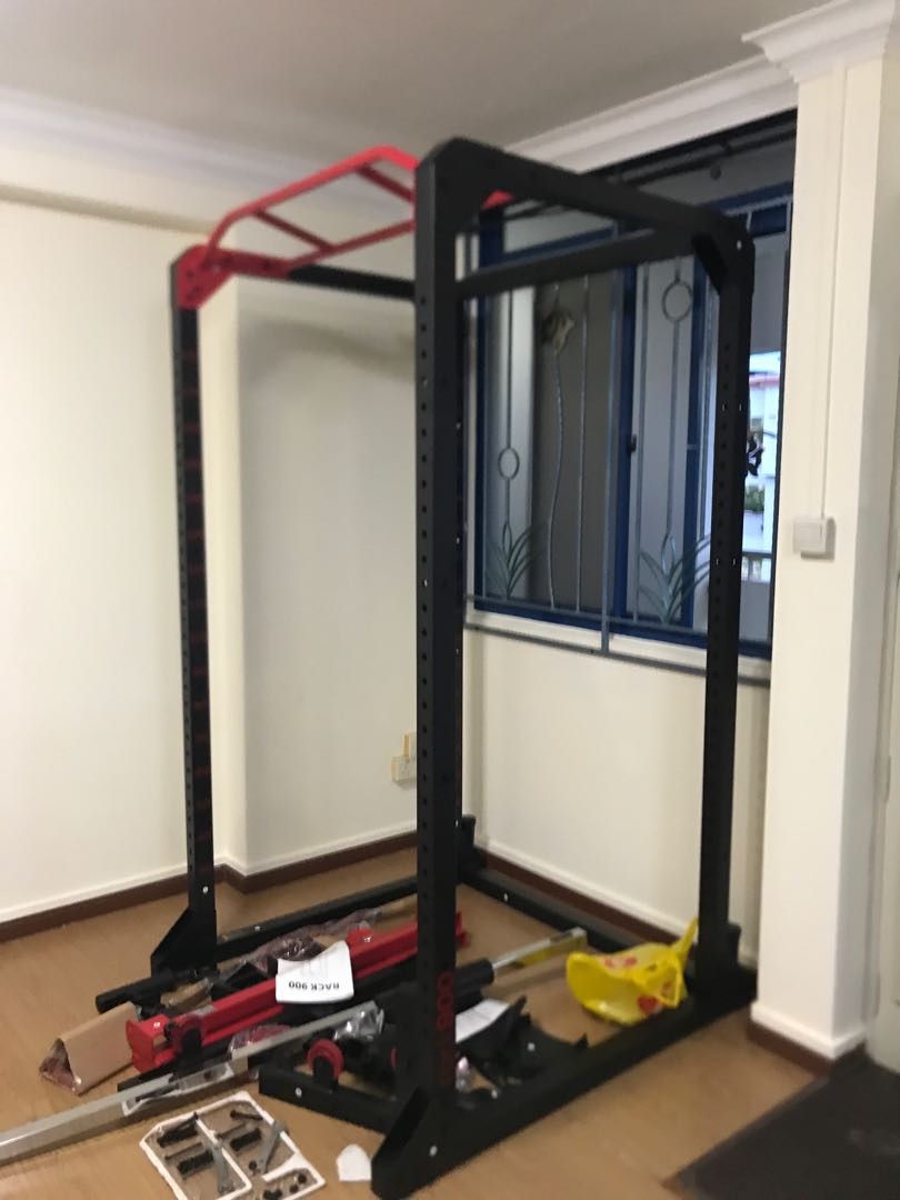 Decathlon squat rack with pulley 