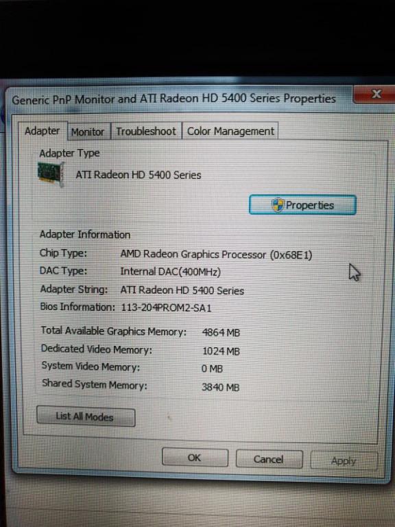 Amd radeon cheap hd 5400