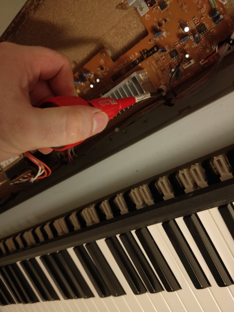 Sunken piano clearance keys
