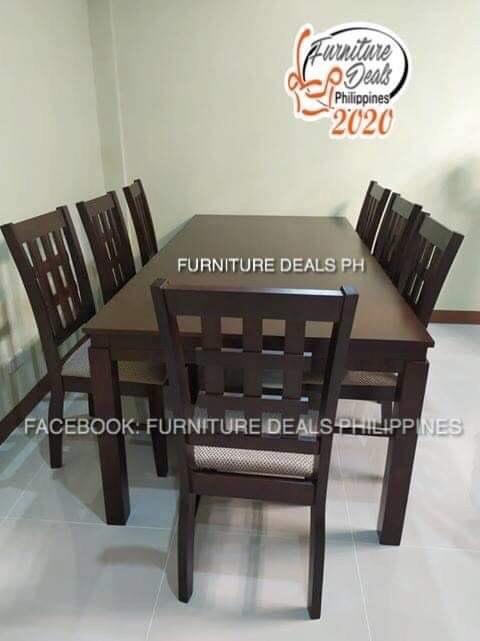 Malaysian wood clearance dining set