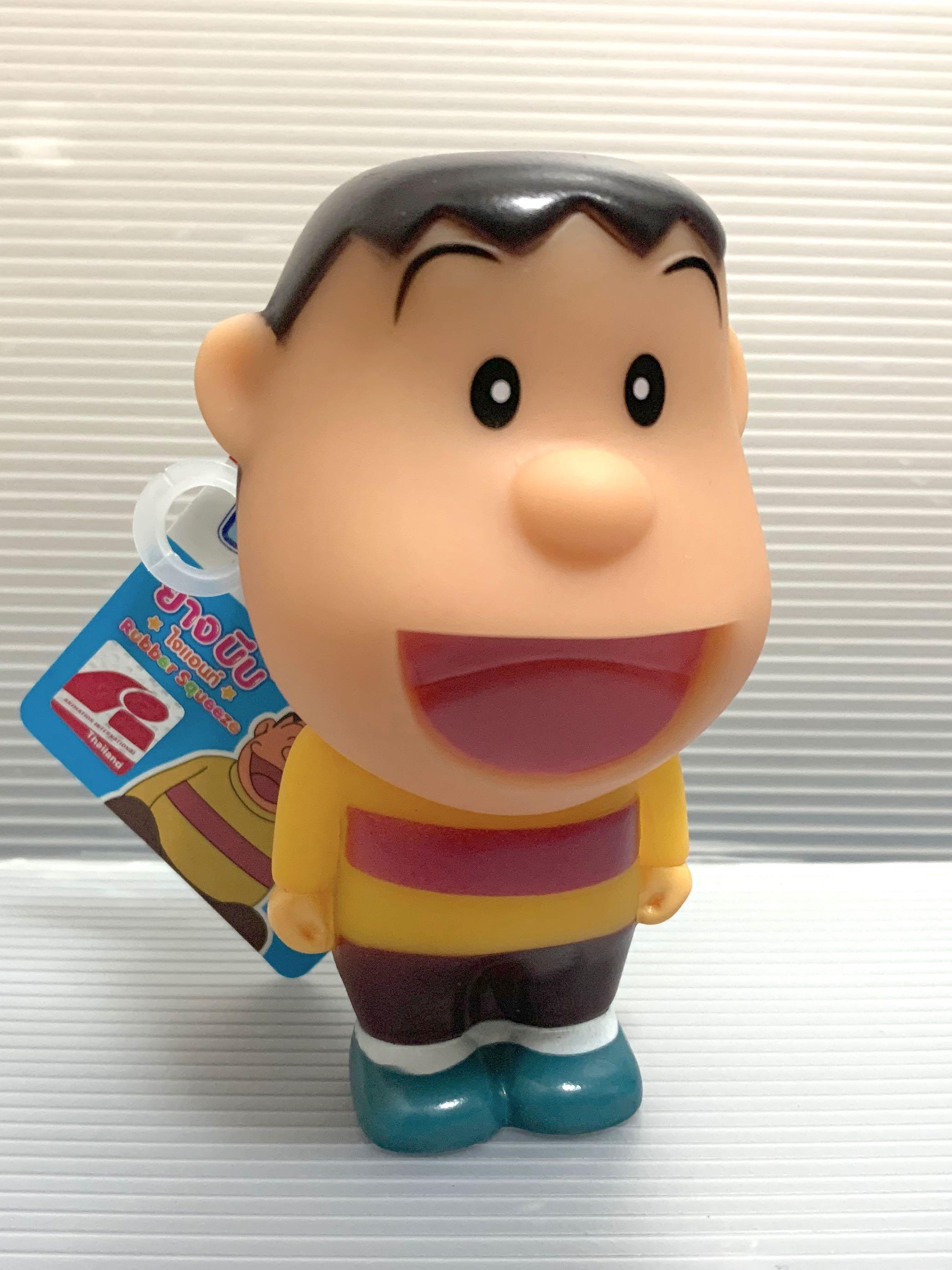 Doraemon 胖虎/技安 膠公仔 泰國版 - 多啦A夢/叮噹, 興趣及遊戲, 玩具 & 遊戲類 - Carousell