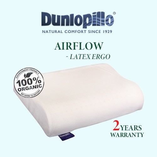 Dunlopillo Organic Natural Latex Pillow, Furniture & Home Living