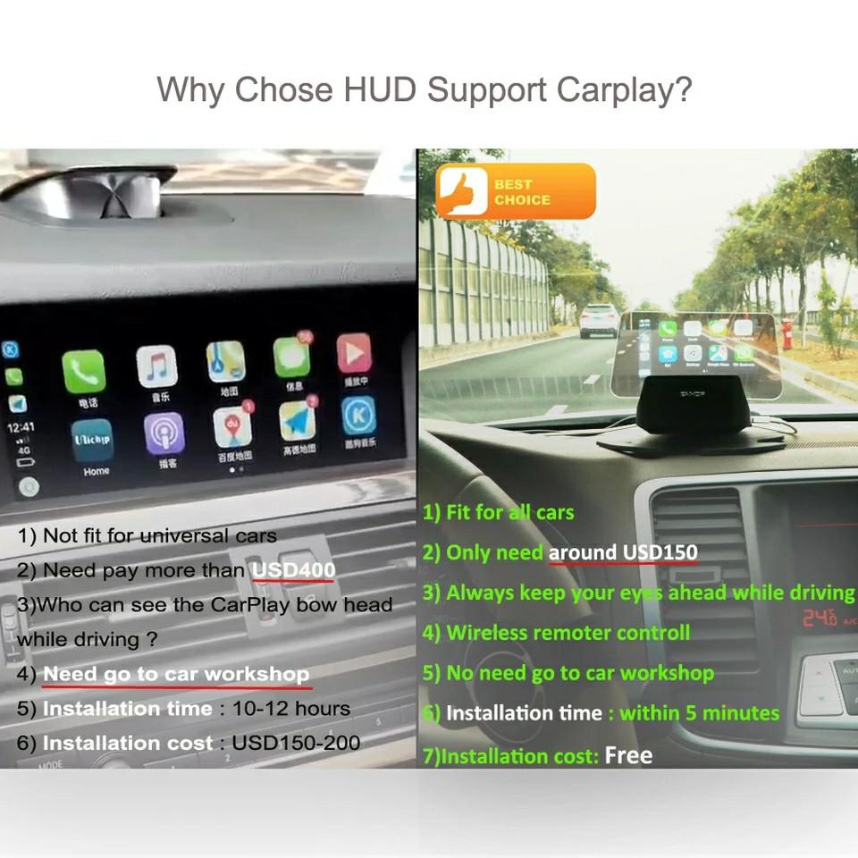 eanop m60 hud android auto apple carplay