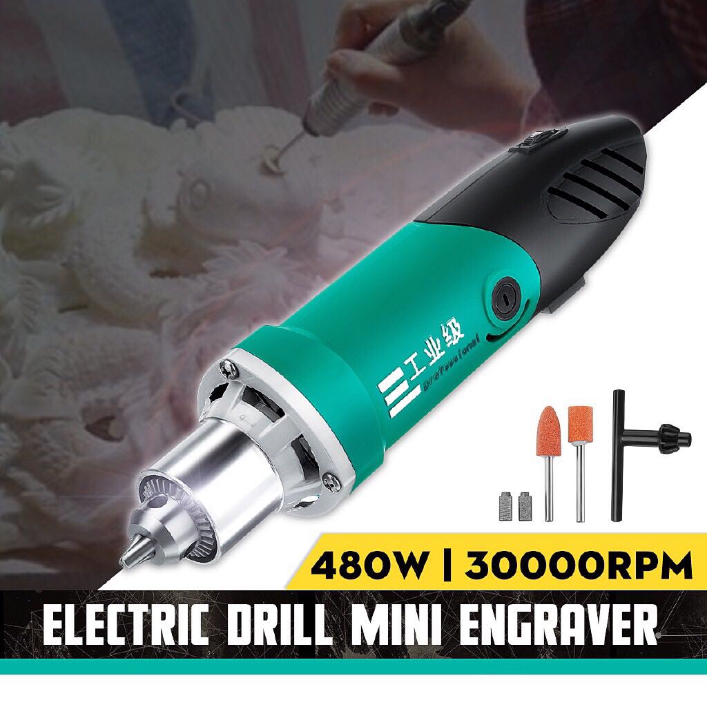 Electric Drill Grinder Engraver Rotary Tool Adjustable speed, Furniture ...