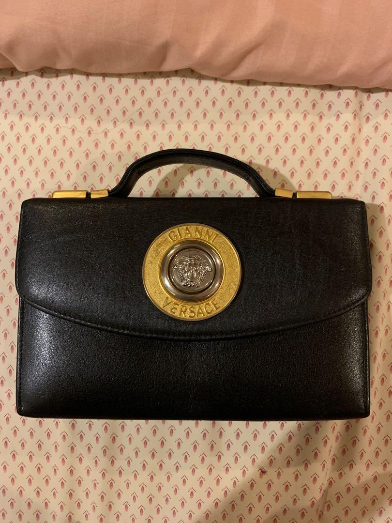 AUTHENTIC Gianni Versace Medusa medallion handbag | Versace bag, Handbag, Versace  bags