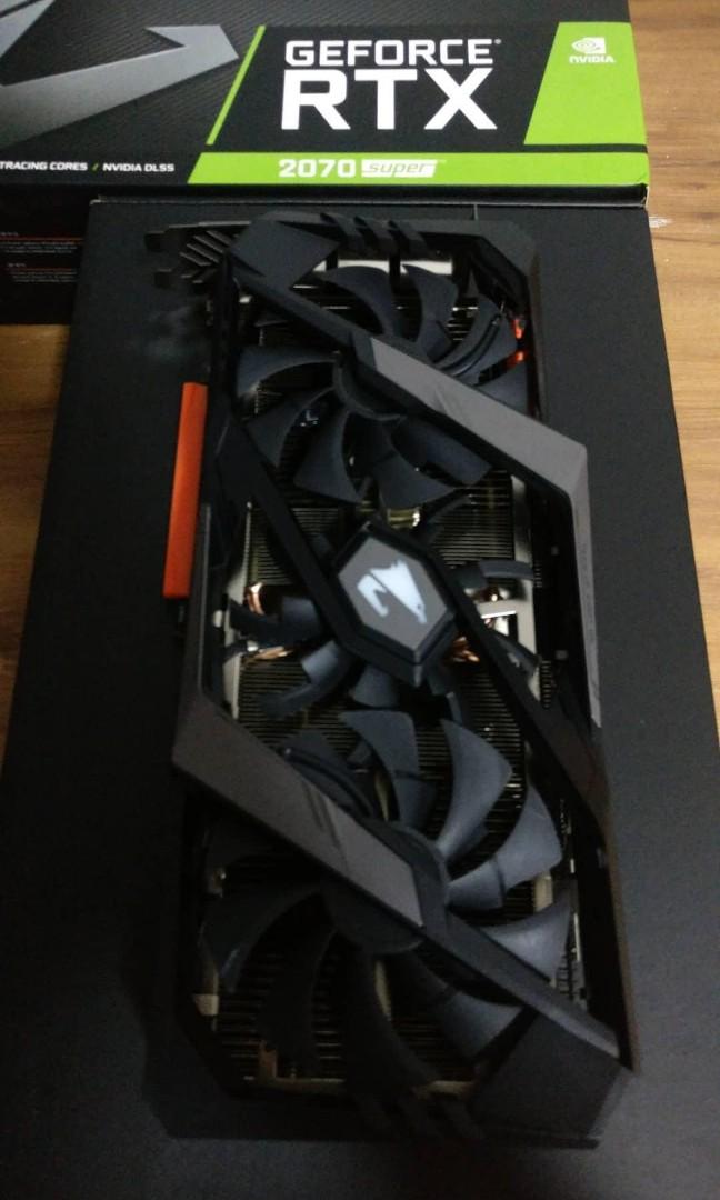 Gigabyte Aorus RTX 2070 super, Computers & Tech, Parts & Accessories ...
