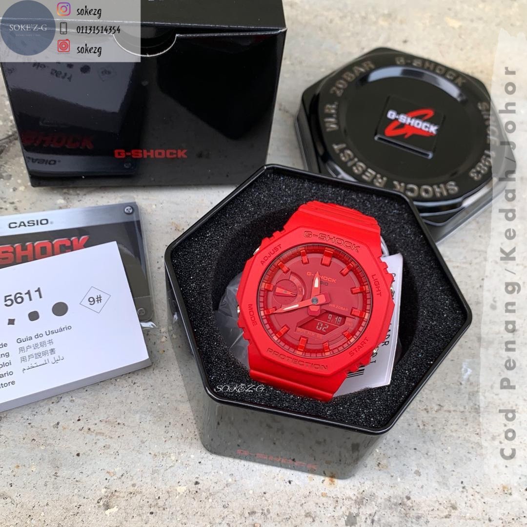 G SHOCK TMJ MERAH Men s Fashion Watches Accessories Watches