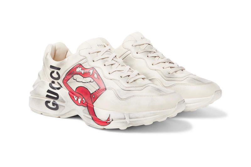 gucci lips shoes