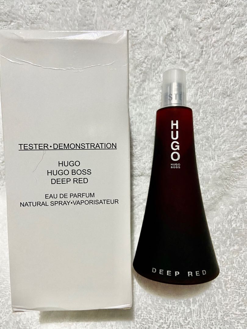 hugo boss deep red tester 90 ml
