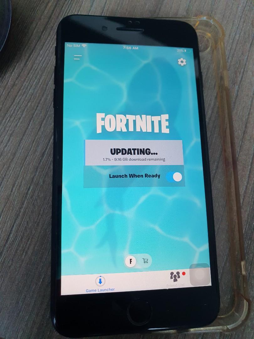 Iphone 7 Plus With Fortnite Mobile Phones Tablets Iphone Iphone 7 Series On Carousell