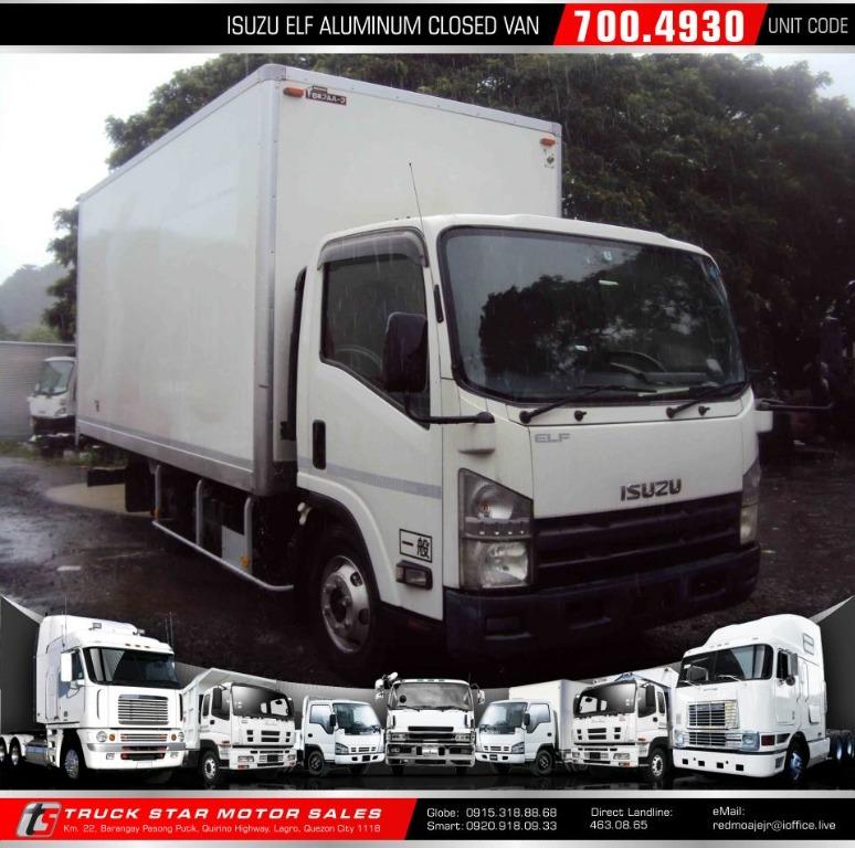 isuzu closed van for sale