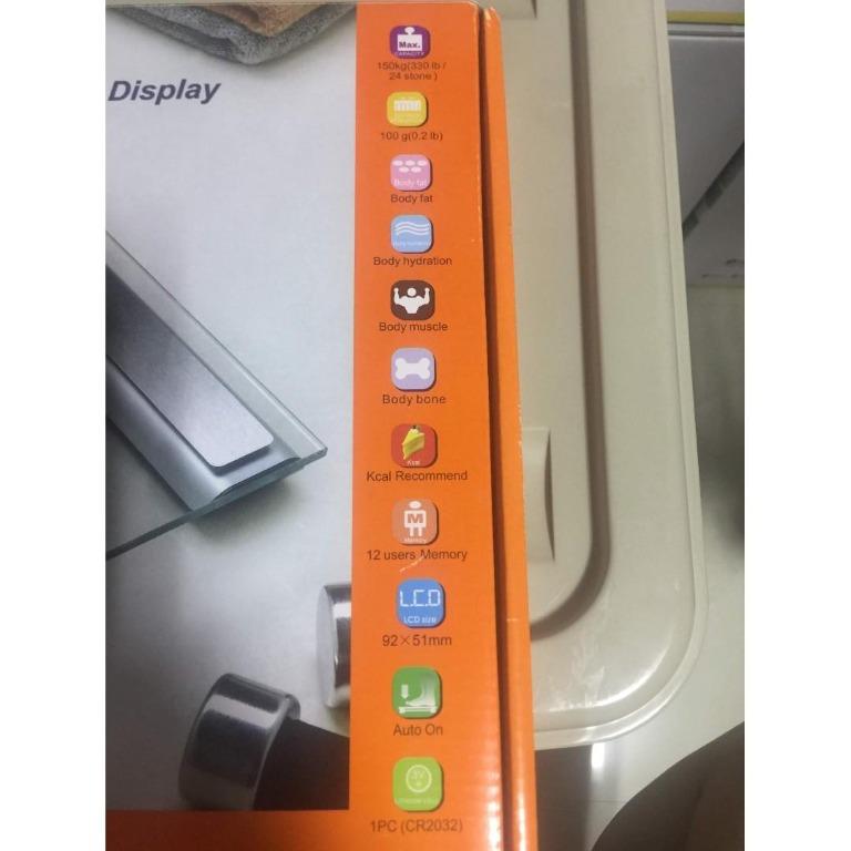 ENDO Digital Body Fat Analysis Scale., Health & Nutrition, Health