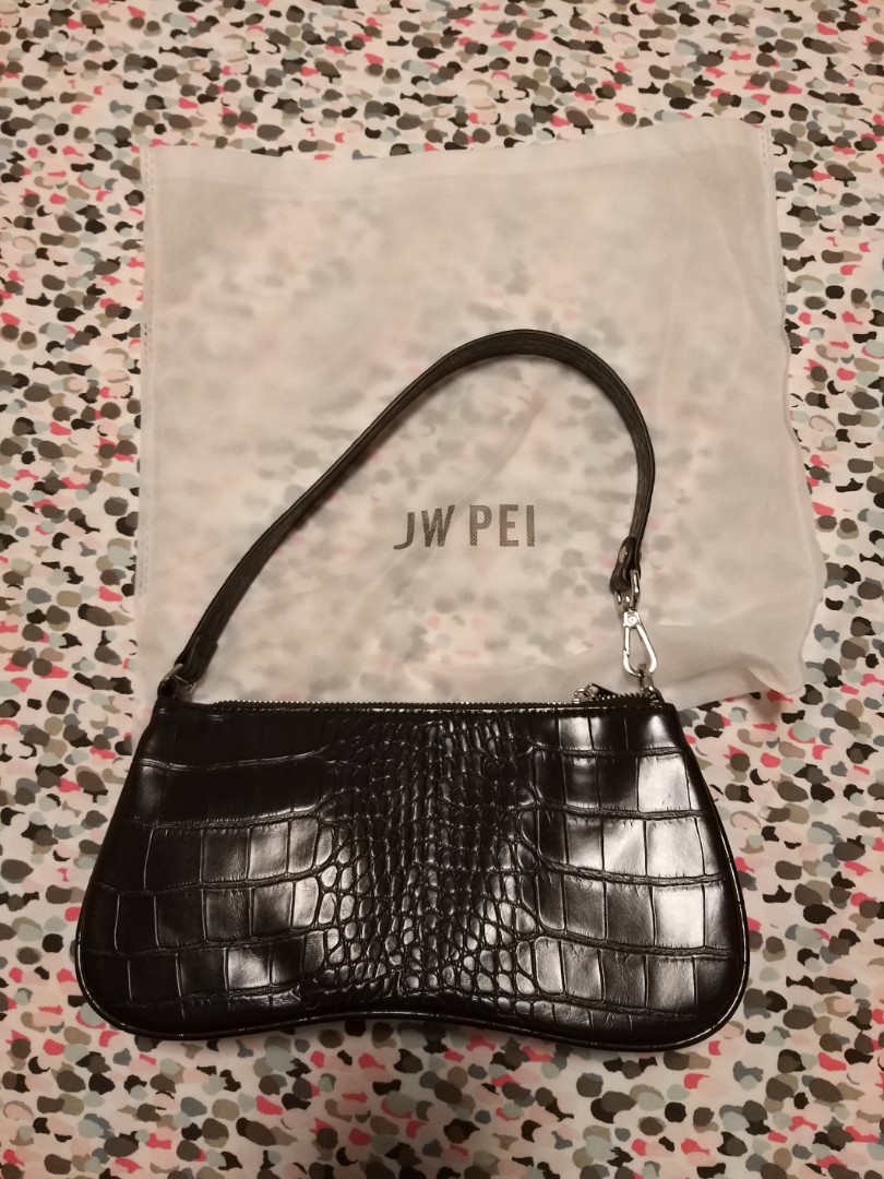 JW PEI croc effect EVA shoulder bag, Women's Fashion, Bags & Wallets, Shoulder Bags on Carousell