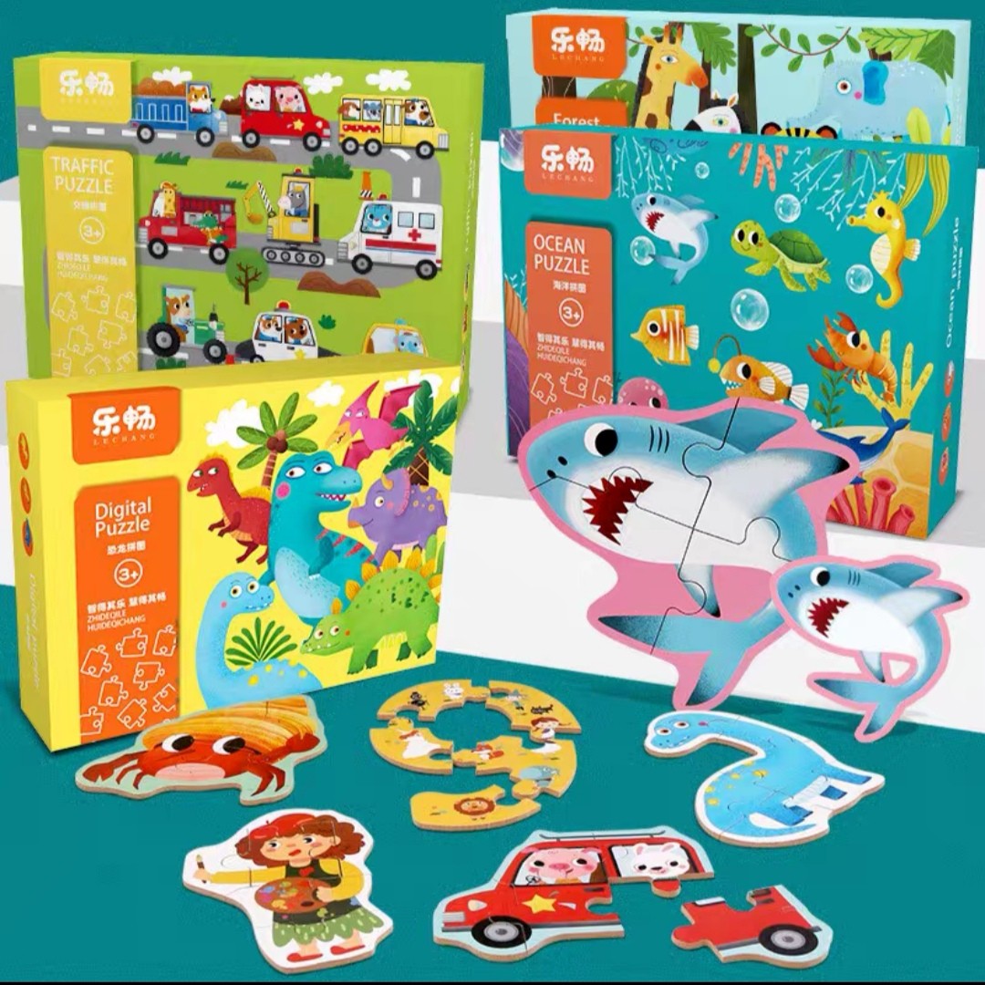 childrens wooden jigsaw puzzles