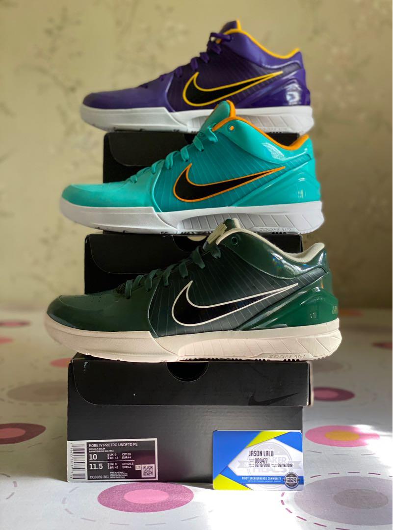 kobe 4 undefeated pack