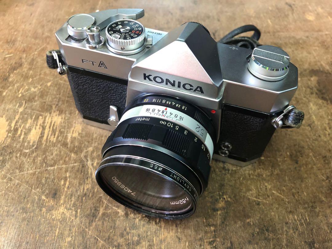 Konica FTA 連原廠52mm f1.8標準鏡, 攝影器材, 鏡頭及裝備- Carousell