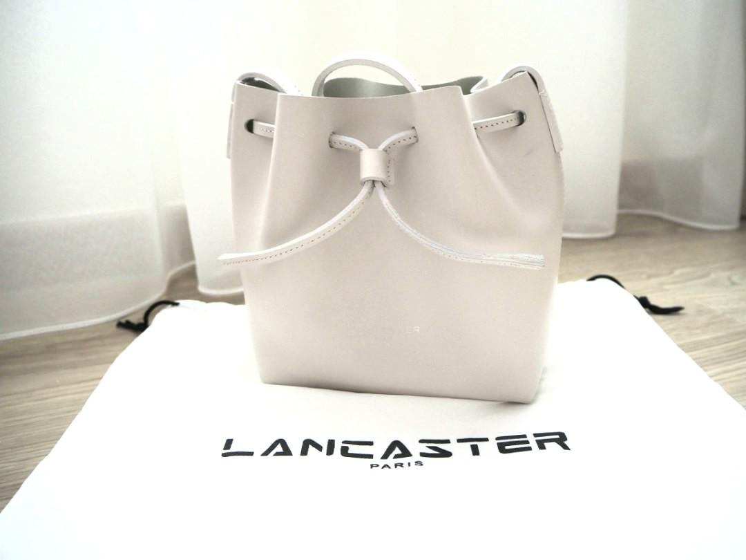 Light Grey Lancaster Mini Bucket Bag, Women's Fashion, Bags