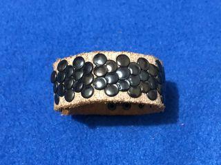 Leather Bracelet with studs