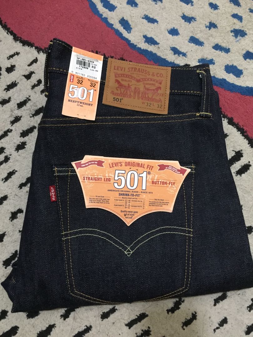 LEVIS 501 HEAVYWEIGHT 17oz Limited Edition, Men's Fashion, Bottoms, Jeans  on Carousell