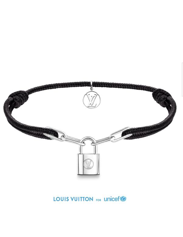 Louis Vuitton 2021-22FW Silver lockit bracelet, sterling silver (Q95450)