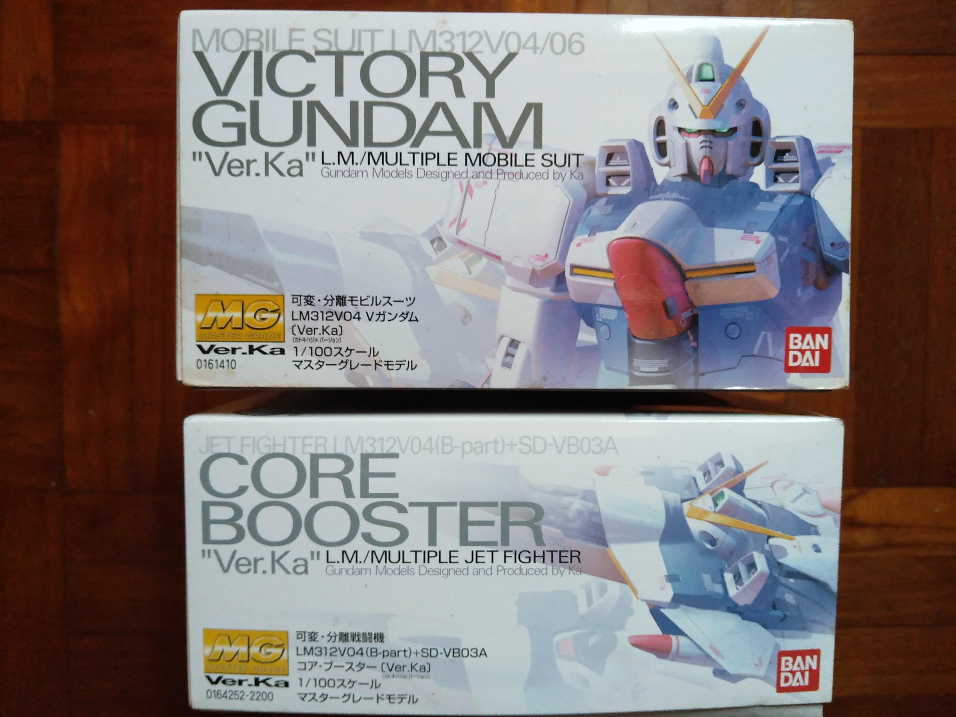 Master Grade MG Victory Gundam Ver. Ka and Core Booster Ver. Ka with