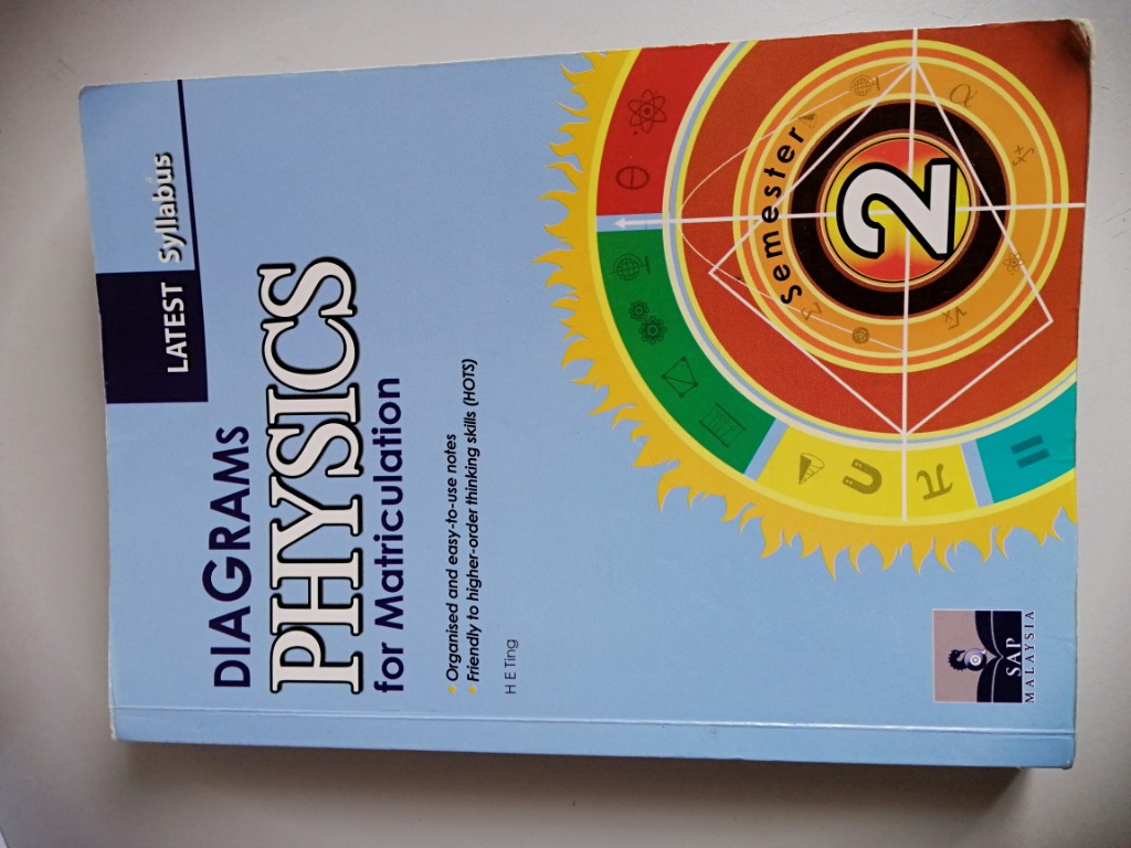 Matriculation semester 2 Physics diagram book, Hobbies & Toys, Books ...