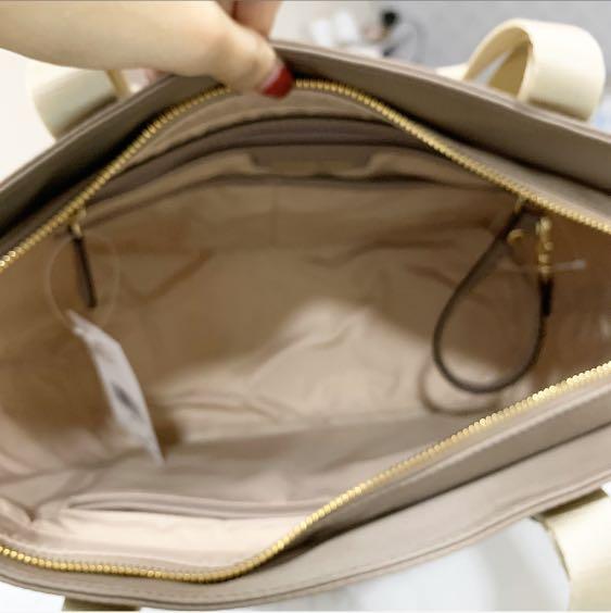 michael kors polly medium nylon tote bolsa