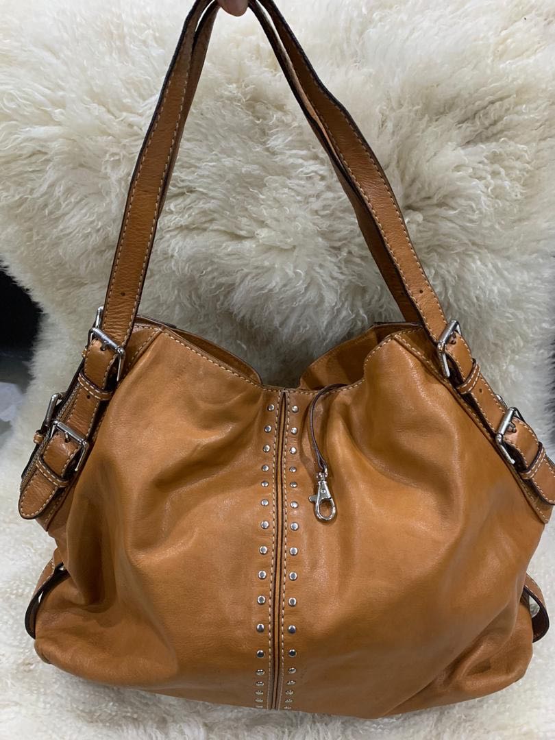 mk leather purse