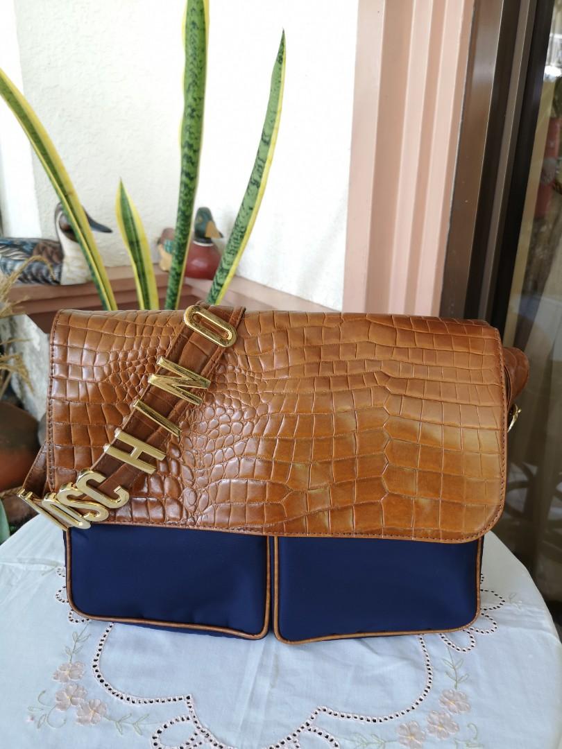 moschino messenger bolsa