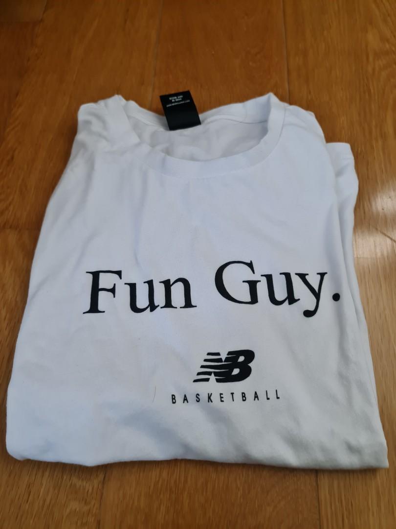 New Balance Kawhi Leonard "Fun Guy." Shirt, Men's Fashion, Tops Tshirts & Polo Shirts on Carousell