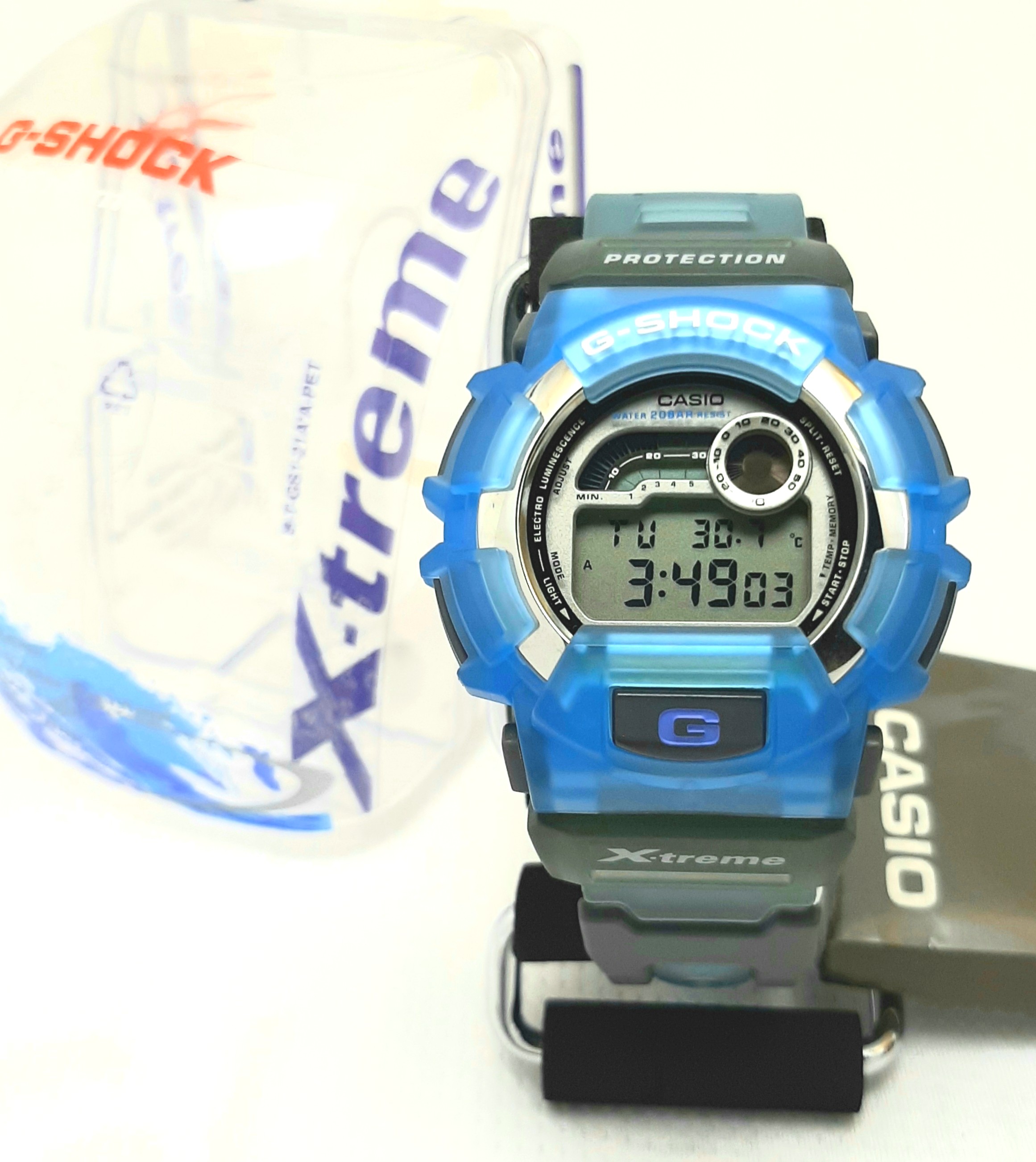 超美品の G-SHOCK X-treme（エクストリーム）DW-9500XS-2T 時計 ...