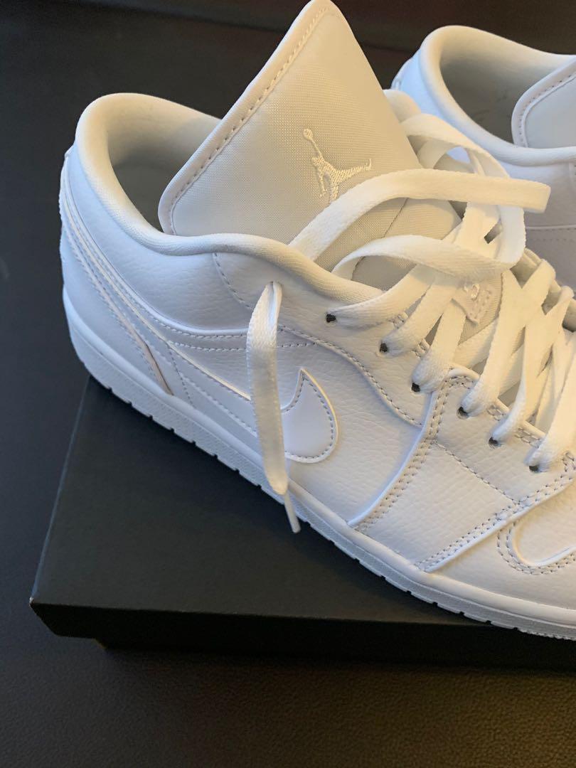 nike air jordan 1 low white mens
