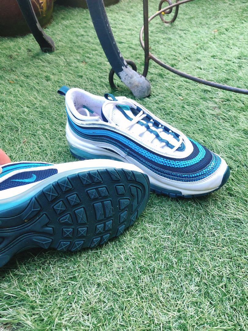 Nike Air Max 97 RF Blue Teal Women s Fashion Footwear Sneakers