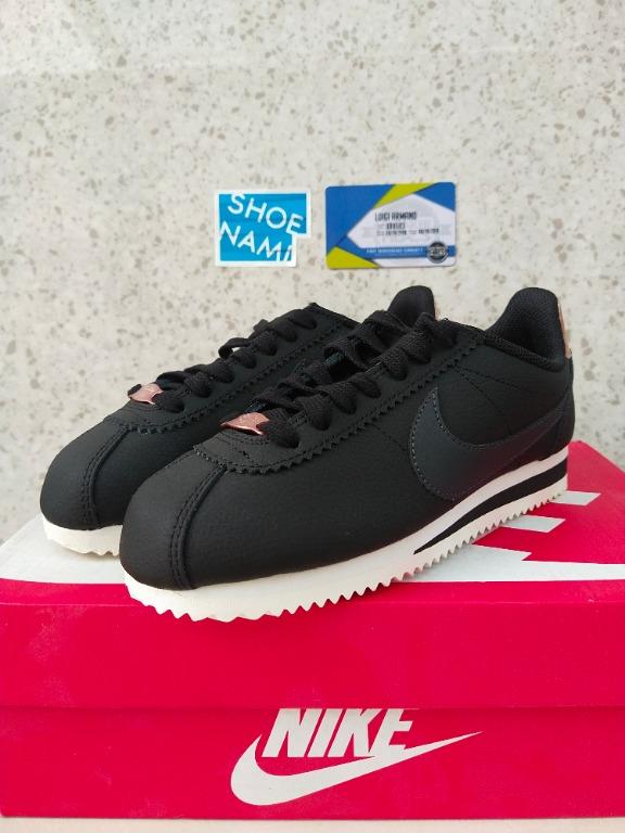 bancarrota Rebaja origen Nike CLASSIC CORTEZ LEATHER 'BLACK/METALLIC BRONZE', Women's Fashion,  Footwear, Sneakers on Carousell