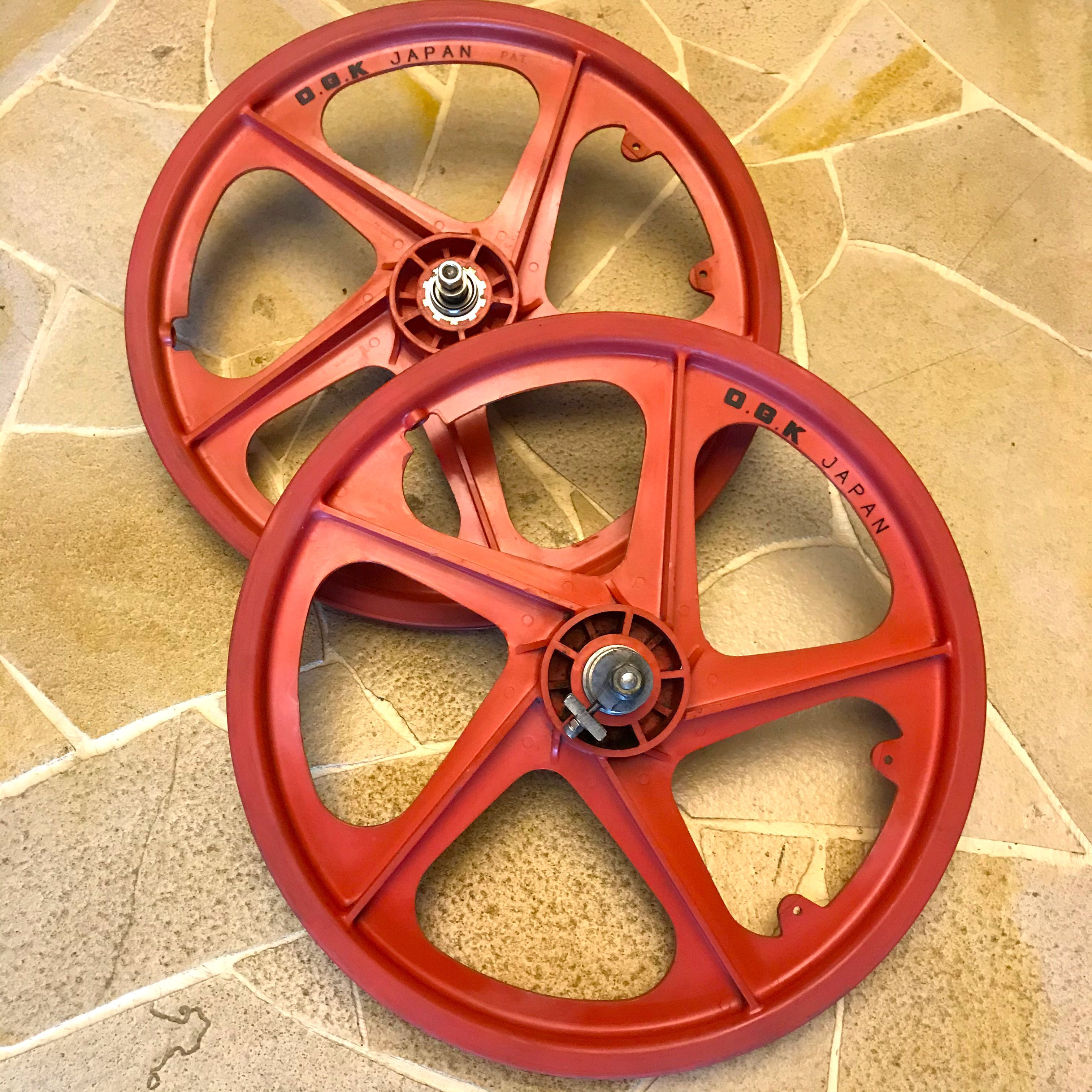 Red bmx mag wheels sales