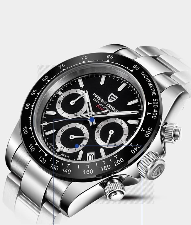 Pagani Design Daytona Black Not Rolex Tudor Steinhart Seiko